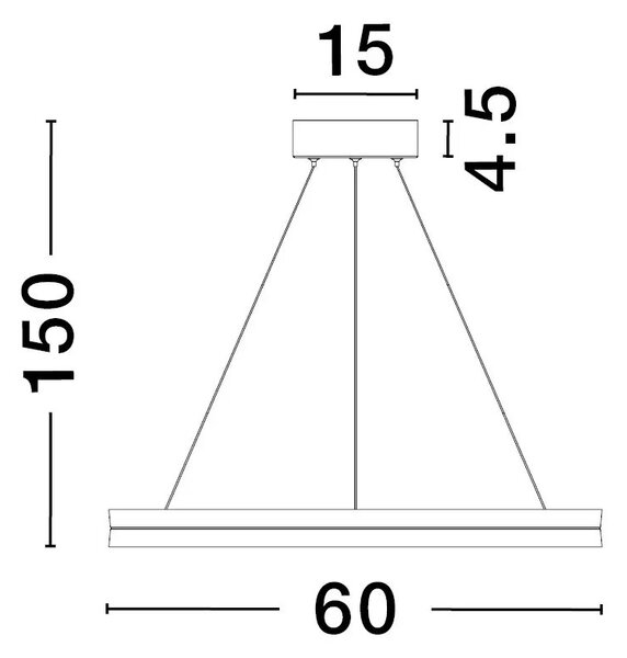 LED lustr Cantria 60