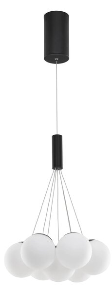 Rustikální lustr Nuvole 36 černé – LED