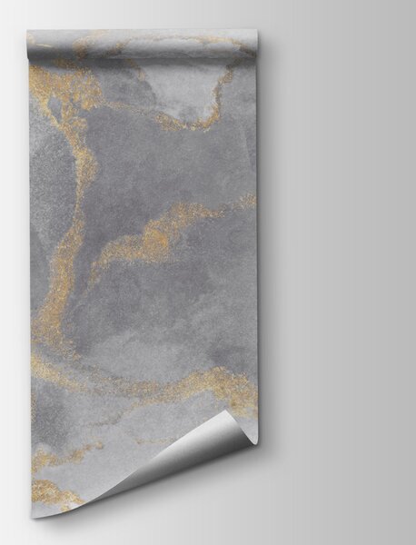 Fototapeta - Tekuté vzory v jemných šedých odstínech, Abstraktní fototapety, Populární fototapety, t00744v1 - Tapeko.co.cz