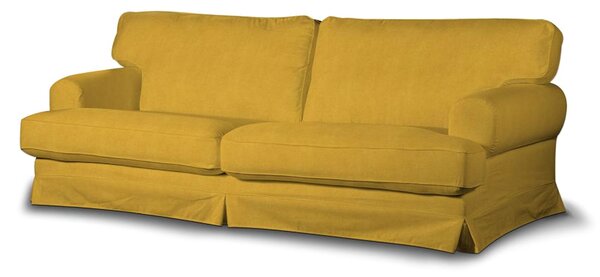 Potah na pohovku IKEA Ekeskog rozkládací barva žlutá látka pletený vzor