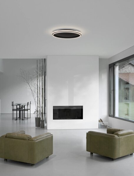 LED stropní svítidlo Willow R 60 černé – Černá