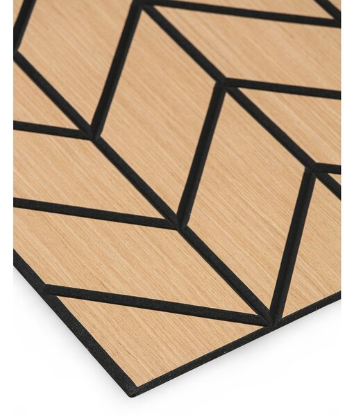 Designový akustický panel, 2400 x 600 mm, dub Hamilton