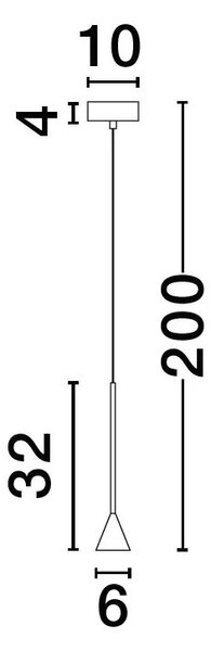 LED lustr Net bílé – Bílá