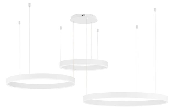 LED lustr Motif bílá
