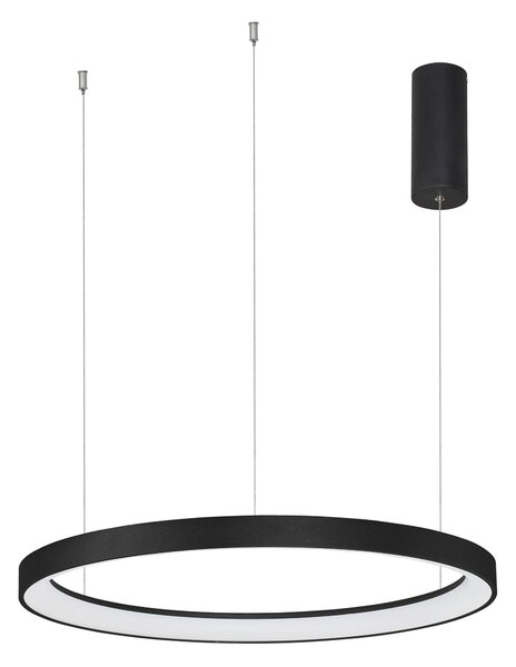 Moderní LED lustr Pertino 58 2700K černé – Černá