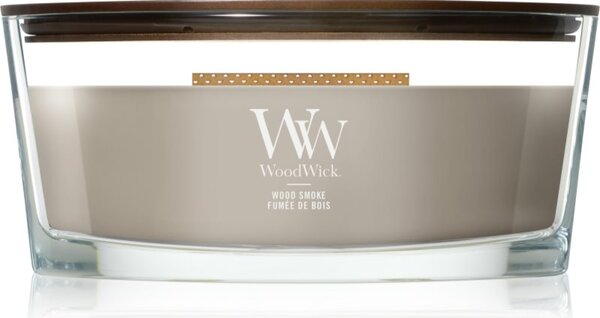 Woodwick Wood Smoke vonná svíčka s dřevěným knotem 453.6 g
