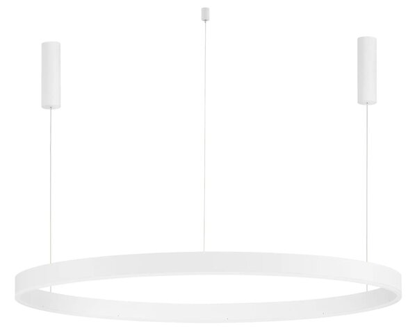 LED lustr Motif 120 bílé stmívatelné – Bílá