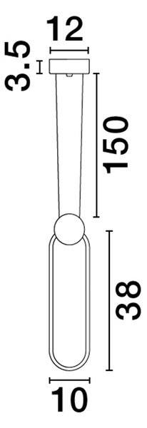 LED lustr Wiro 2