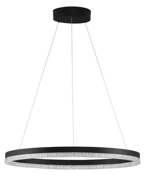 LED lustr Adria 60 černé – Černá