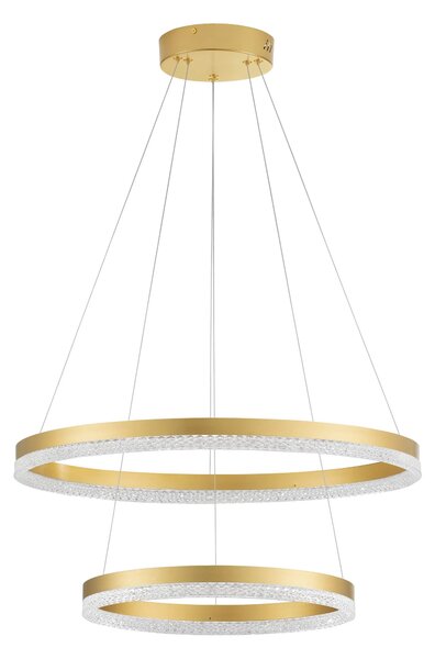 LED lustr Adria 2 zlaté – Zlatá
