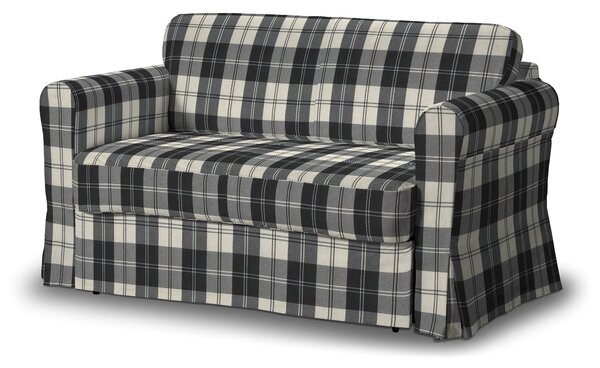 Potah na pohovku IKEA Hagalund barva černá látka pletený vzor, vzorované