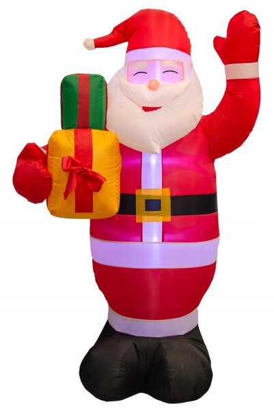 Nafukovací Santa Claus s LED osvětlením 150 cm