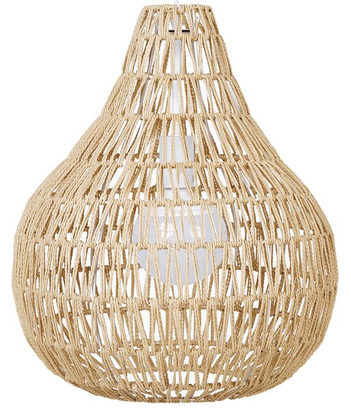 Závěsná lampa MOLOPO Papírové lano Pískově béžová