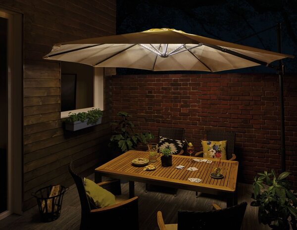 P 94208 Mobile Strip Parasol-Light LED pásky 4ks sada osvětlení slunečníku, 4x40cm - PAULMANN