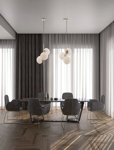Designový lustr na lanku Allen 3 – E14