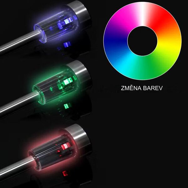 Deuba Sada 8 LED solárních lamp - barevné