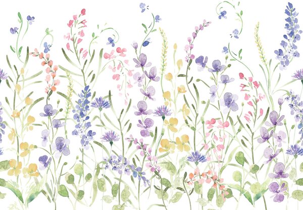 Vliesová obrazová tapeta na zeď, květiny, CW6120-1, Cute Walls, Decoprint
