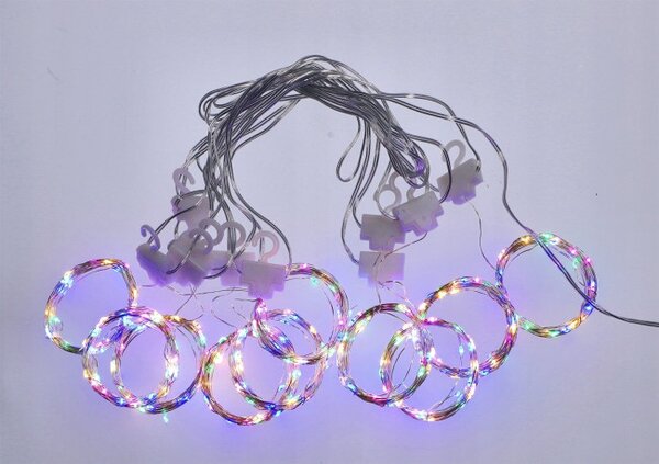 Světelný závěs 300 micro LED s dálkovým ovládáním 300×300 cm