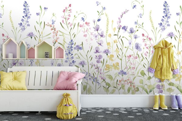 Vliesová obrazová tapeta na zeď, květiny, CW6120-1, Cute Walls, Decoprint