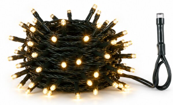 LED světelný řetěz 80 LED teplá bílá 150 cm