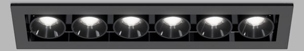 LED2 2560273 Zápustné svítidlo RIVA MINI 6, B 10W 2700K/3000K/4000K UGR černá