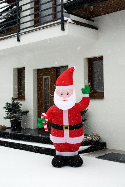 Nafukovací Santa Claus s LED osvětlením 210 cm