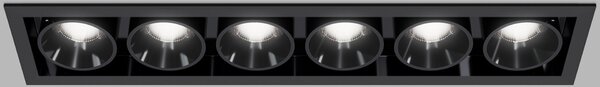 LED2 2560873 Zápustné svítidlo RIVA MAXI 6, B 30W 2700K/3000K/4000K UGR černá