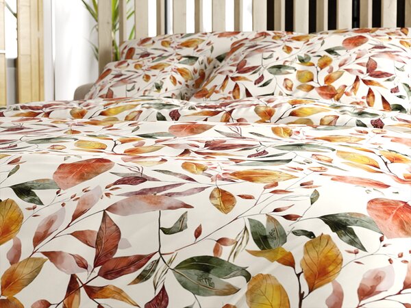 Povlečení z mikrovlákna AUTUMN LEAVES barevné Rozměr povlečení: 70 x 90 cm | 140 x 220 cm