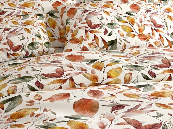 Povlečení z mikrovlákna AUTUMN LEAVES barevné Rozměr povlečení: 70 x 90 cm | 140 x 220 cm