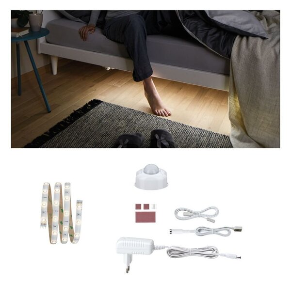 P 70955 YourLED Night Comfort sada 1m teplá bílá Bettlicht pohybový senzor - PAULMANN