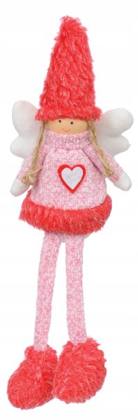 Vánoční figurka anděla s visícíma nohama 34 cm