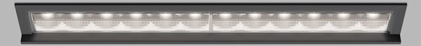 LED2 2560553 Zápustné svítidlo RIVA MINI WW 12, B 20W 3000K/3500K/4000K UGR černá