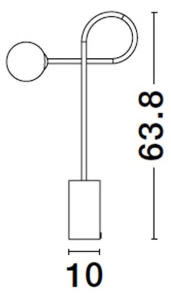 Stolní lampa Dedalo – G9