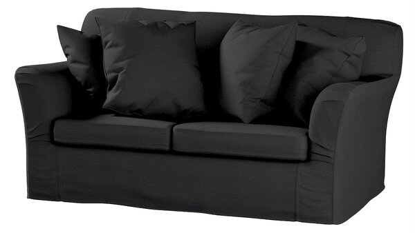 Potah na pohovku IKEA Tomelilla 2-místná nerozkládací barva černá látka pletený vzor