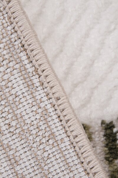 Koberec HOME 384 CREAM / GREEN