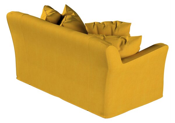 Potah na pohovku IKEA Tomelilla 2-místná nerozkládací barva žlutá látka pletený vzor