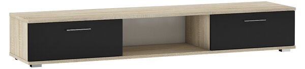 ADRK RTV stolek SELLA S-BM 176, černá mat/dub sonoma