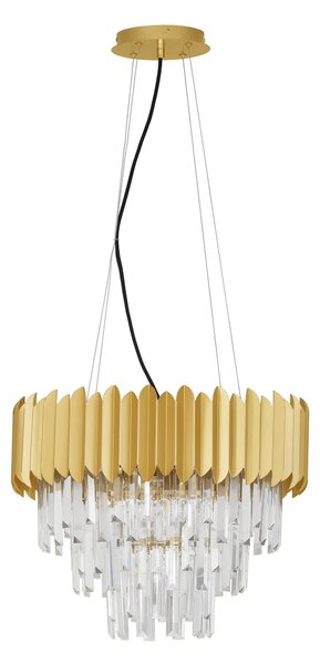 Designový lustr na lanku Magnolia 50 zlaté – E14