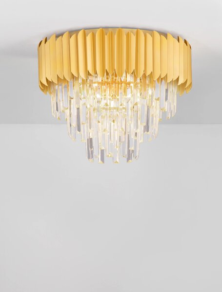 Designové stropní svítidlo Magnolia zlaté – E14
