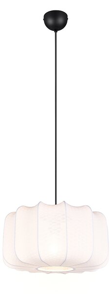 Závěsné svítidlo Japandi černé s bílou 40cm - Madleine