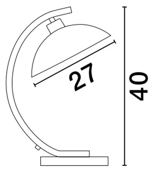 Stolní lampa Mirba – E27