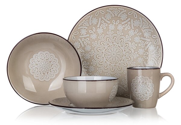 Banquet Sada mělkých talířů Shape 27 cm, 6 ks
