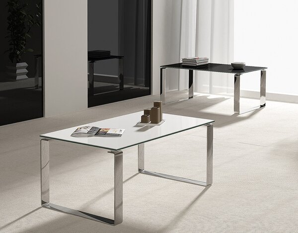 60x60 SIMPLE WHITE konferenční stolek