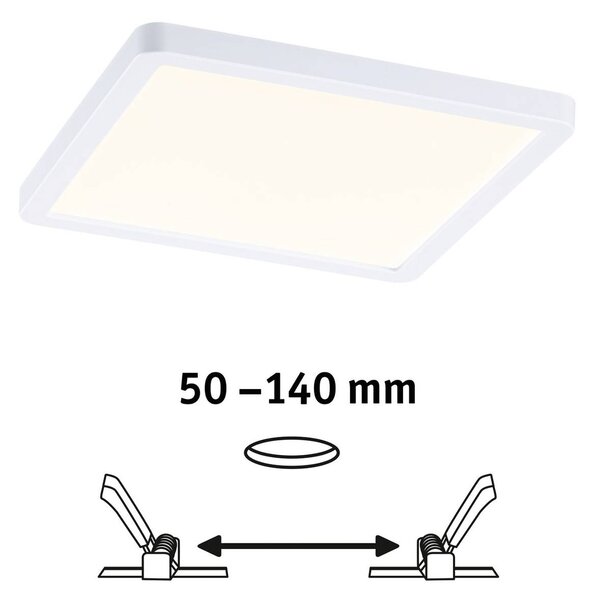 Paulmann LED panel Areo 3000K hranatý 17,5 cm bílá