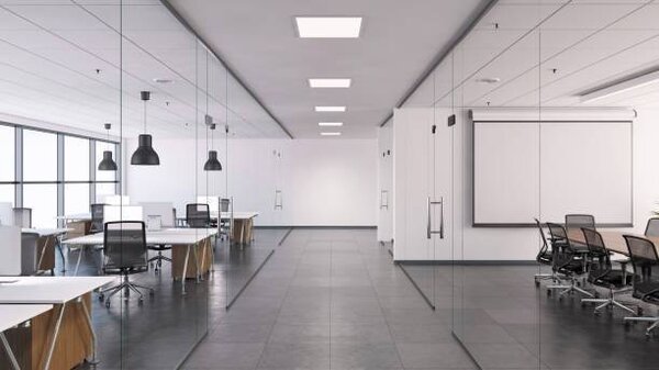 CEN PQA-426030 LED PANEL PQUADRO ADV. 600x600x10mm 42W 3000K 3900Lm UGR19 120d IP43 - CENTURY