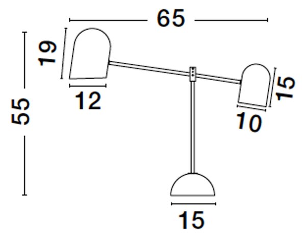 Stolní lampa Nela – E27