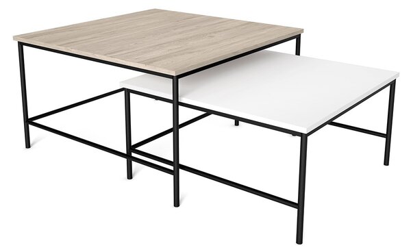  Konferenční stolek Fiorenza 80/70 × 80/70 × 45/35 cm MARCKERIC