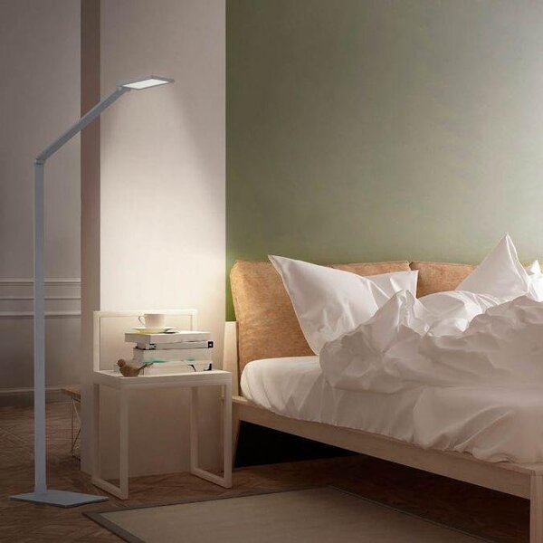 Paul Neuhaus Stojací LED lampa Q-HANNES, 10W, v.148 cm, ZigBee, CCT 2700-5000K
