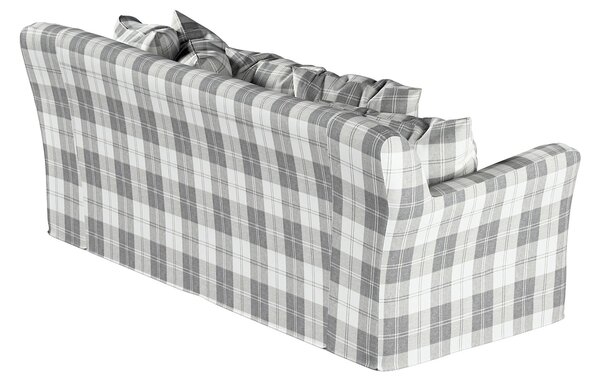 Potah na pohovku IKEA Tomelilla 3-místná nerozkládací barva šedá látka pletený vzor, vzorované