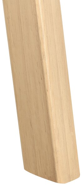 Sada 2 jídelních židlí YUBA Dřevo Světle šedá